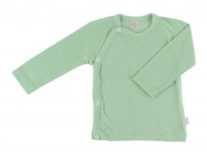 Iobio wolzijde wikkelshirt Groen