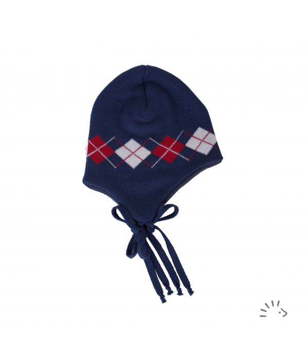 muts ibio blauw geruit