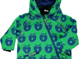 smafolk jas baby groen met appels