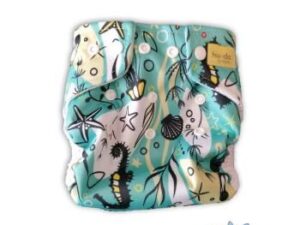 Groen huda overbroekje zee newborn