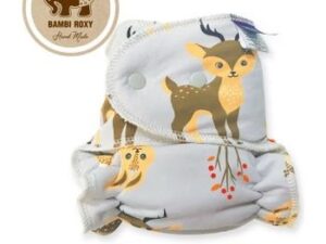 Bambi Roxy Fox and Owl Onesize wasbare luier