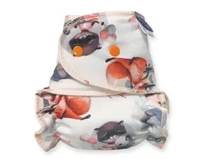 Bambi Roxy op de fiets Drukknopen een maat wasbare luier