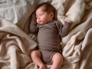 Lille Barn wollen romper peppercorn