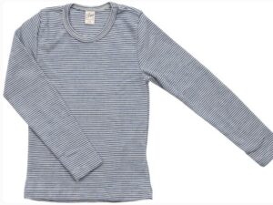 Lilano longsleeve ondershirt blauw gestreept