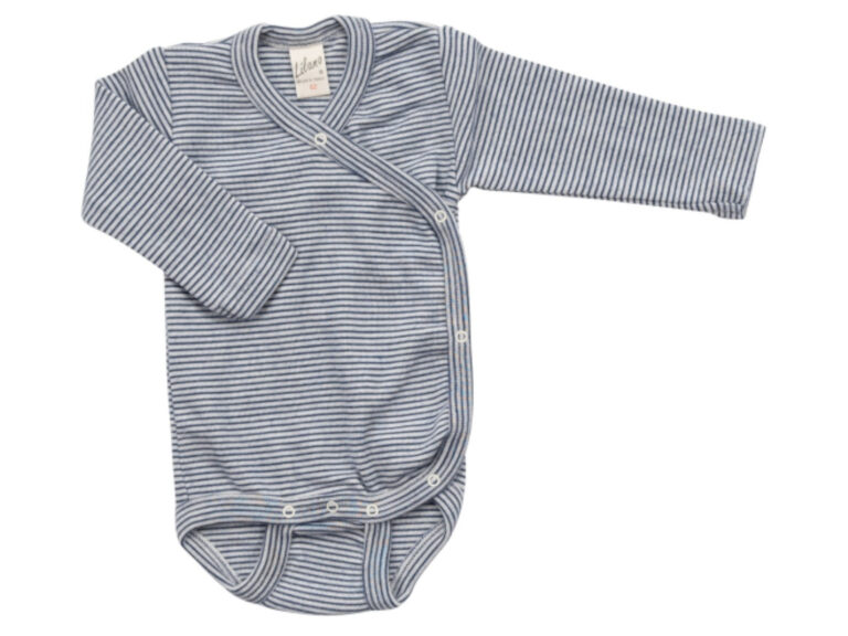 lilano wikkelromper blauw