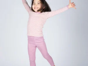 Engel Natur Longsleeve Rose Gestreept