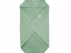 Groene handdoek baby biologisch katoen