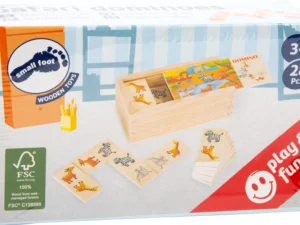 Domino safari duurzaam speelgoud van hout