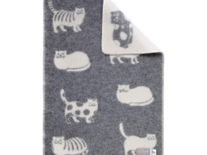 katten wollen deken wieg JJ Textile