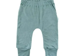 IOBIO broek groen wolzijde