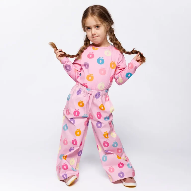 Gala langrmet bluse med bler Pink lilac 4