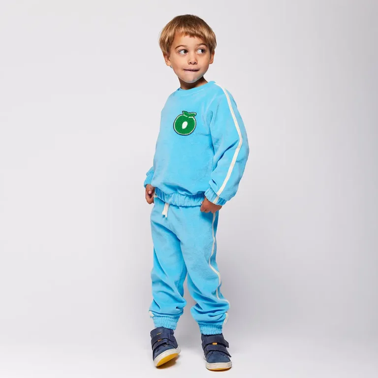 Yapeen velourbukser Pool blue 5