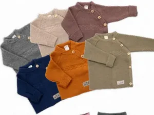 Lilano wikkelvest schuurwol khaki