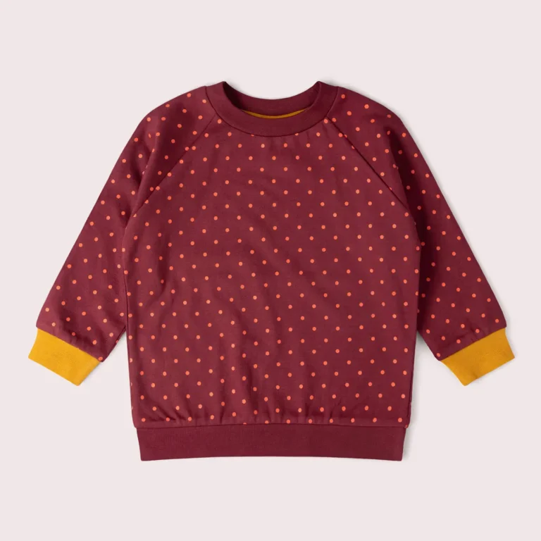 Autumn Polkadot Ragalan Sweatshirt
