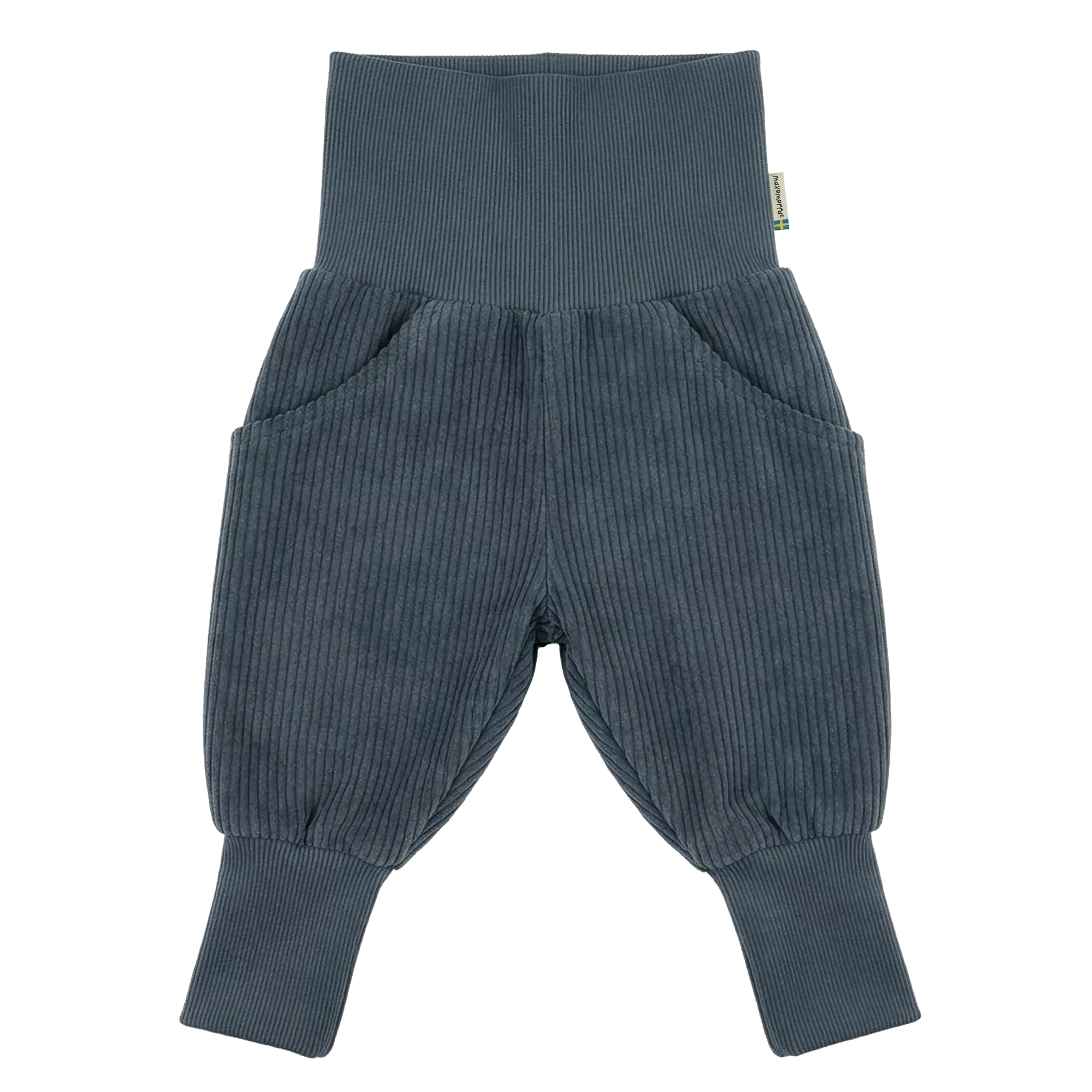 Maxomorra - Babybroek Waist Corduroy Blauw