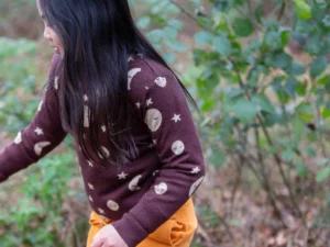 Little Green Radicals - Wollen Trui Maan voor baby en kind