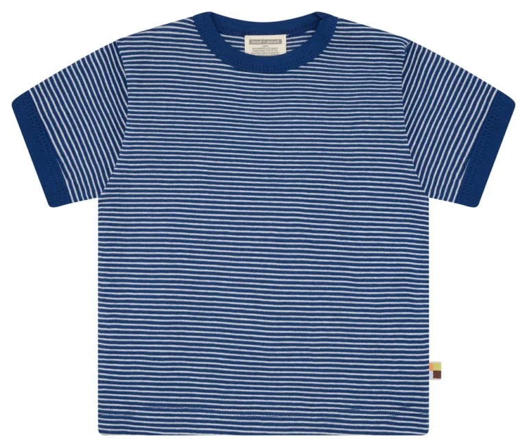 Loud and Proud t hsirt blauw gestreept