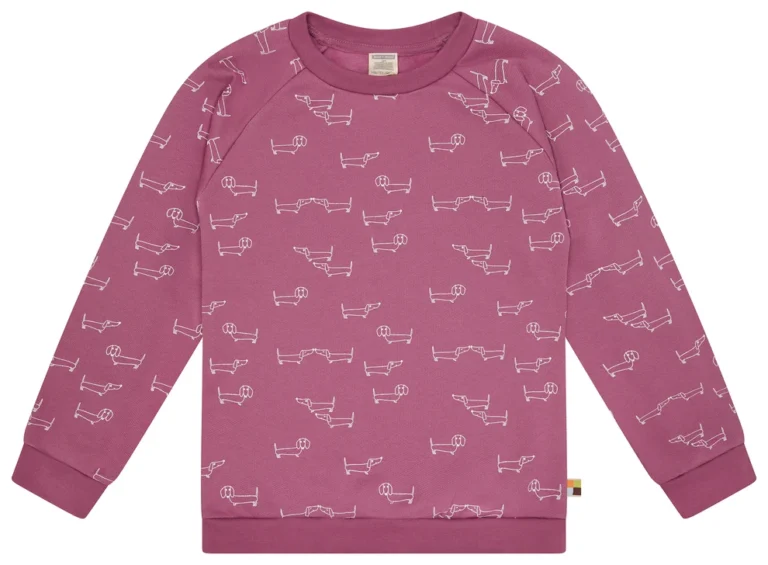 Loud and Proud trui roze met print