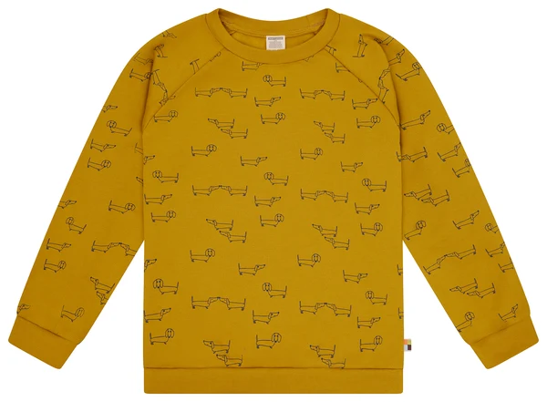 loud and proud trui curry met print